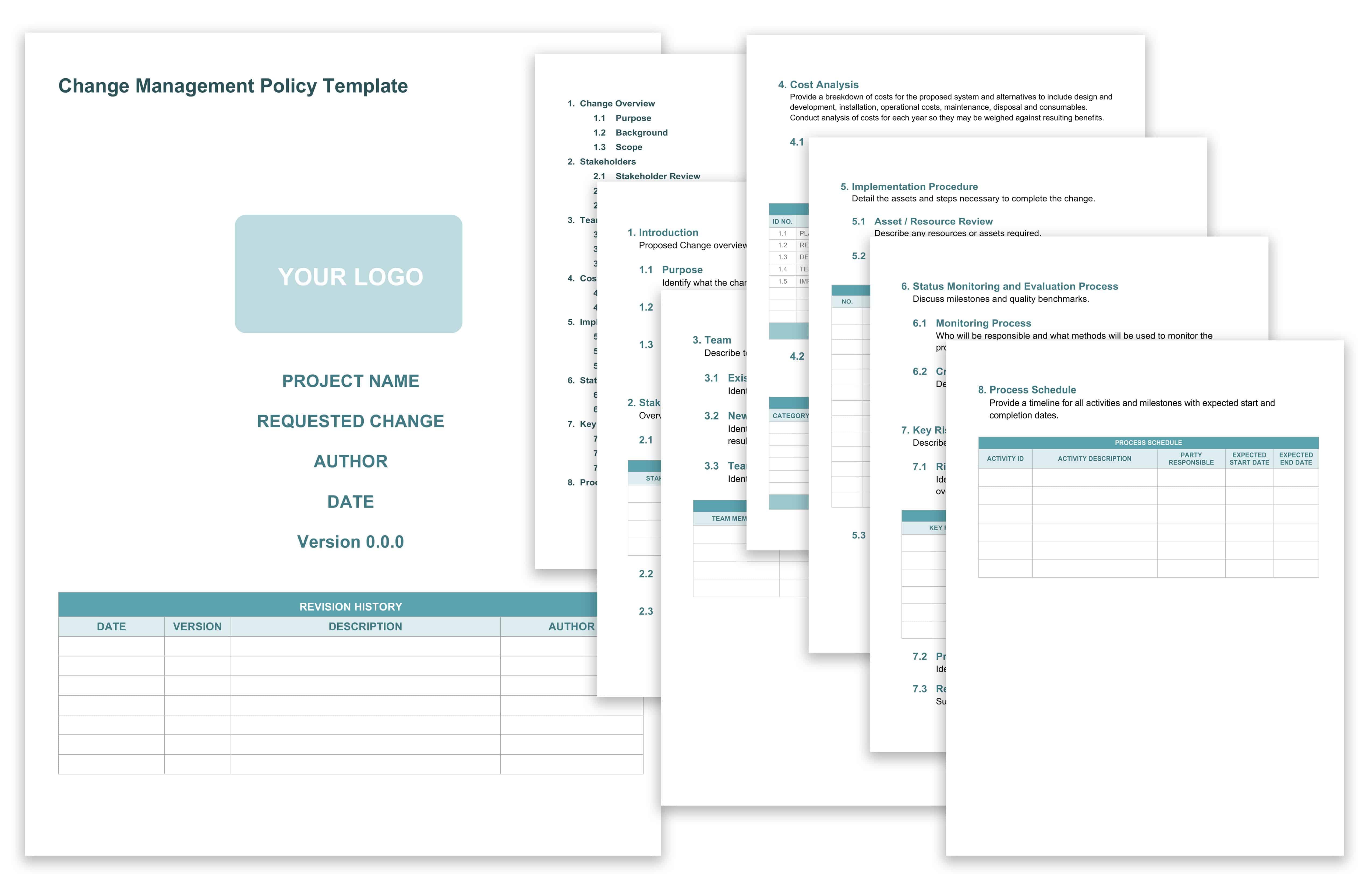 Free Change Management Templates Smartsheet