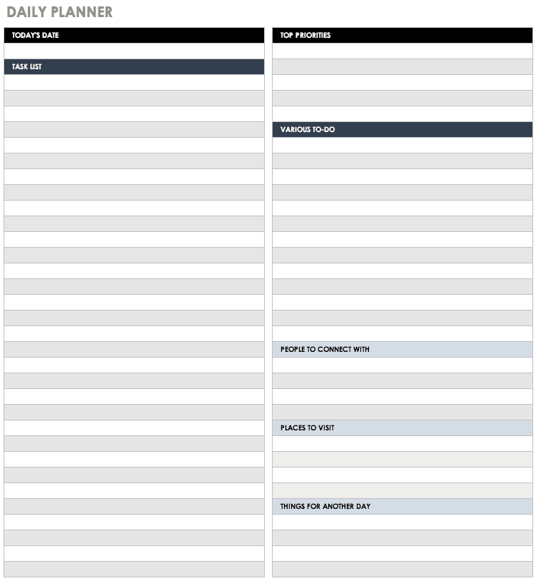 30+ Free Task and Checklist Templates | Smartsheet