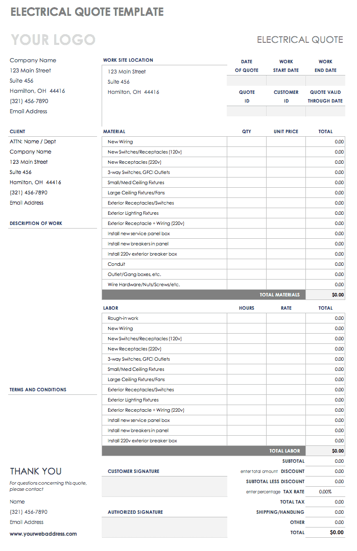 electrical-quote-template-excel