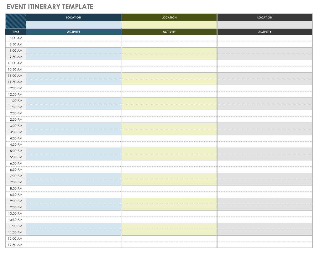 free-itinerary-templates-smartsheet