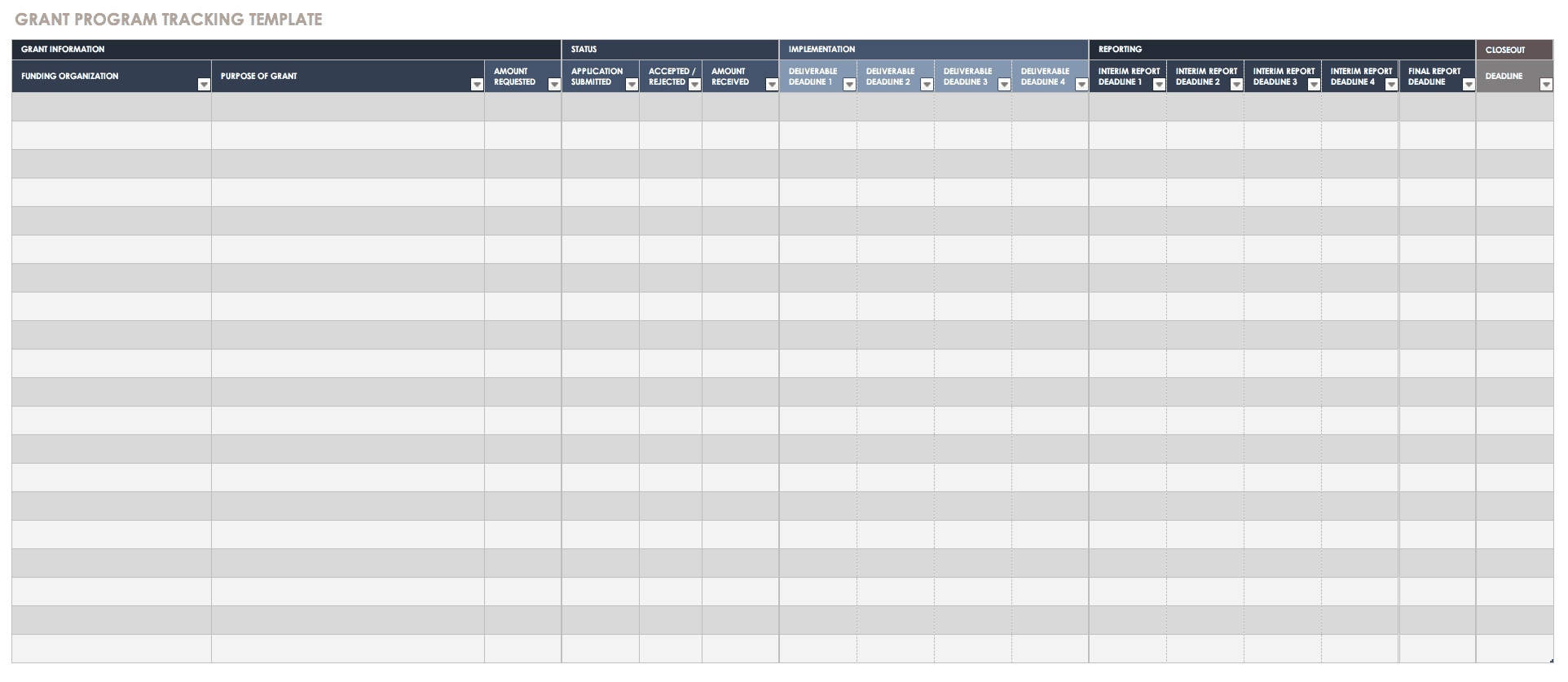 grant-tracking-spreadsheet-template