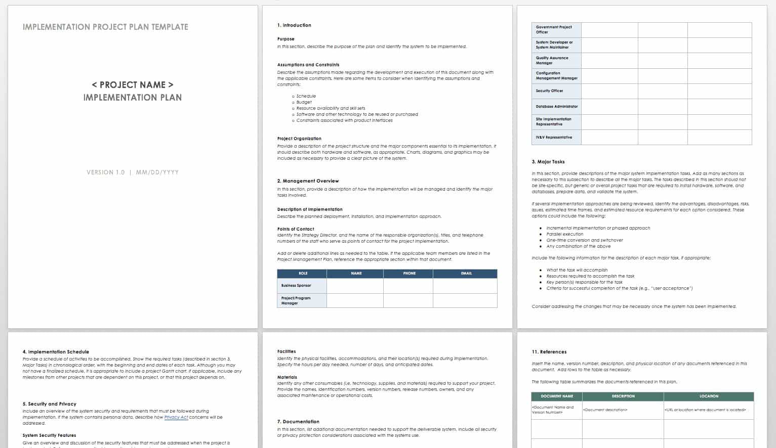 IC Implementation Project Plan Template_WORD