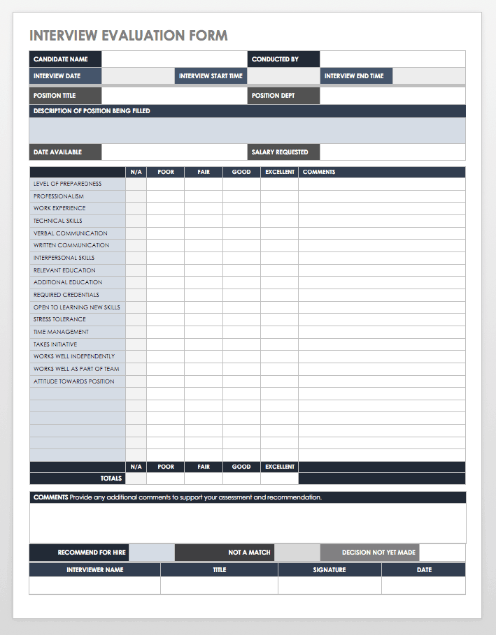 interview-evaluation-form-template