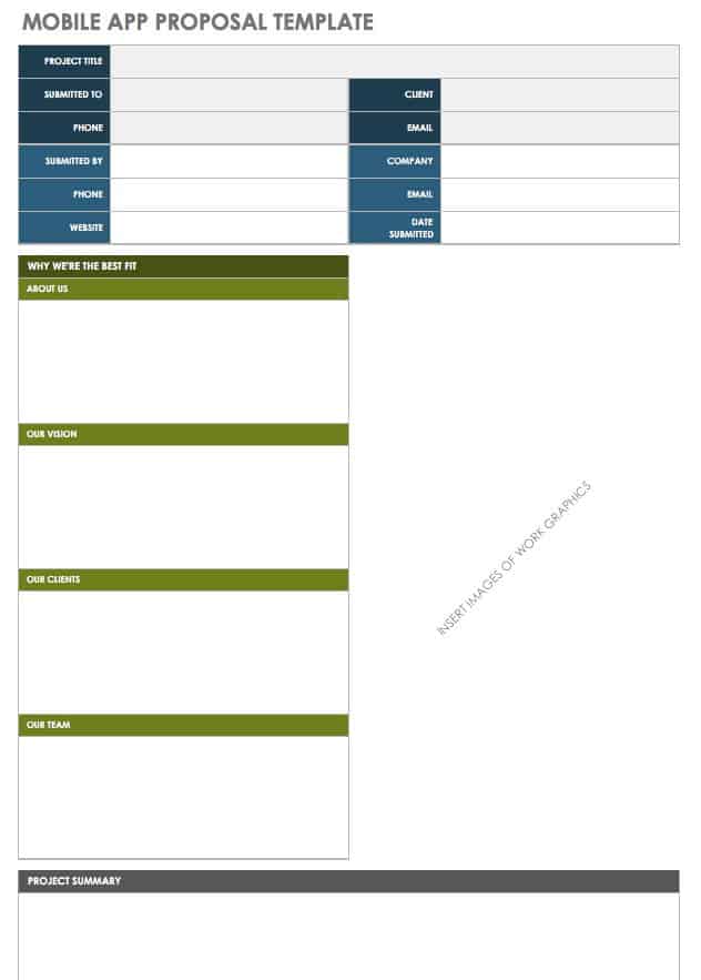 App Proposal Template