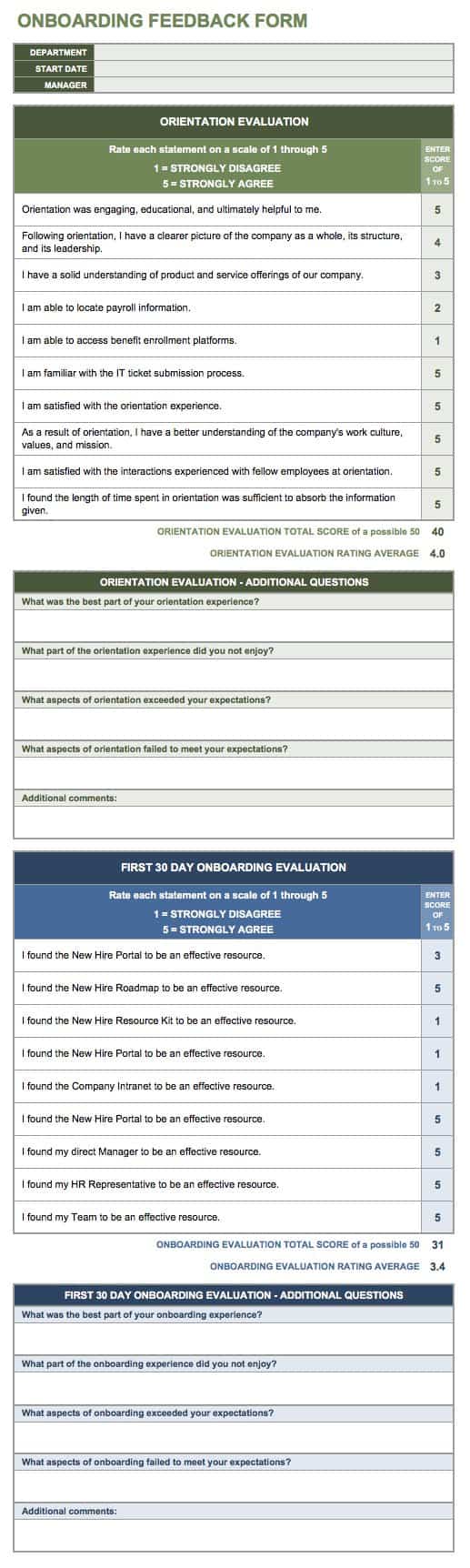 Free Onboarding Checklists and Templates Smartsheet