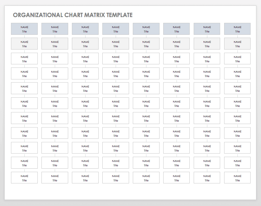 Free Organization Chart Templates for Word | Smartsheet