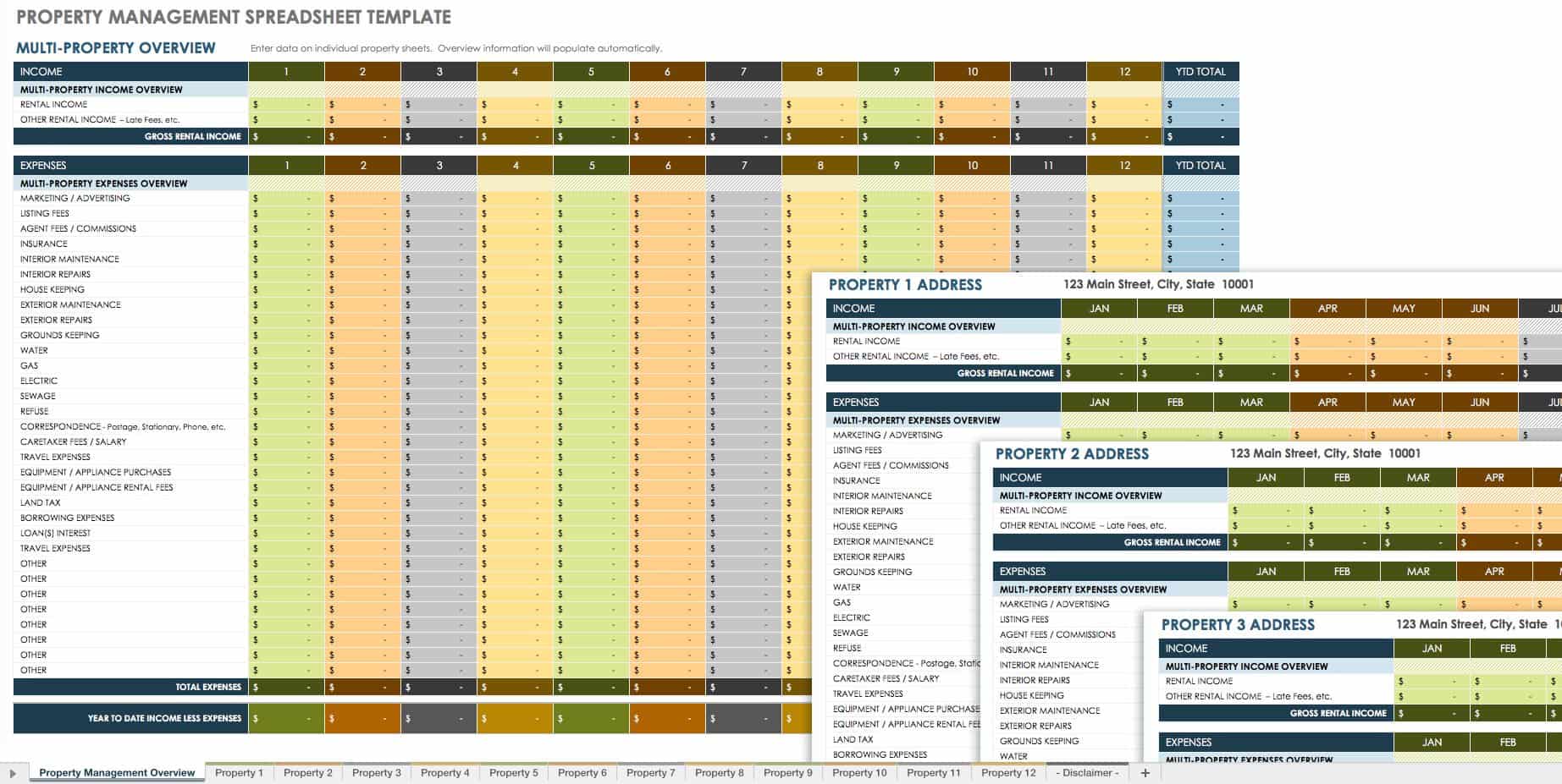 Excel Property Management Template