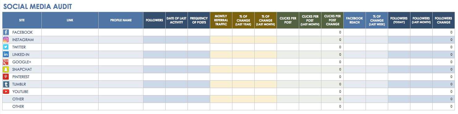 12 Free Social Media Templates - Smartsheet - 1482 x 369 jpeg 81kB