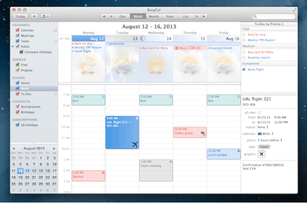 2 week view fantastical for mac