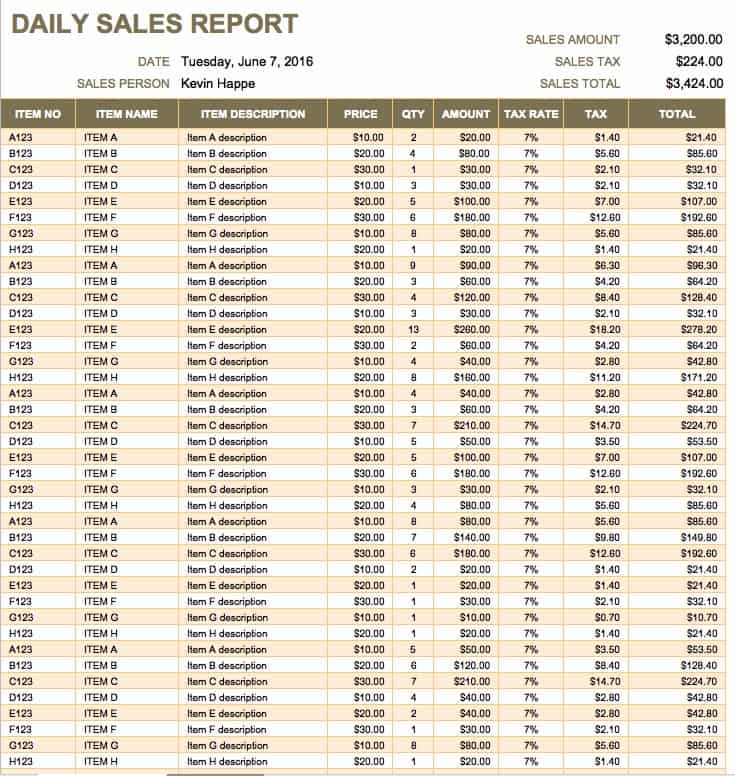 Free Daily Schedule Templates For Excel Smartsheet 0746