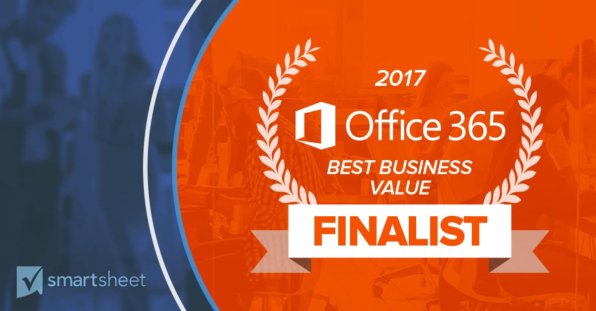 Microsoft Office App Awards “Threepeat” Smartsheet