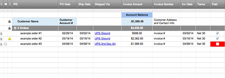 certied account tracker for records