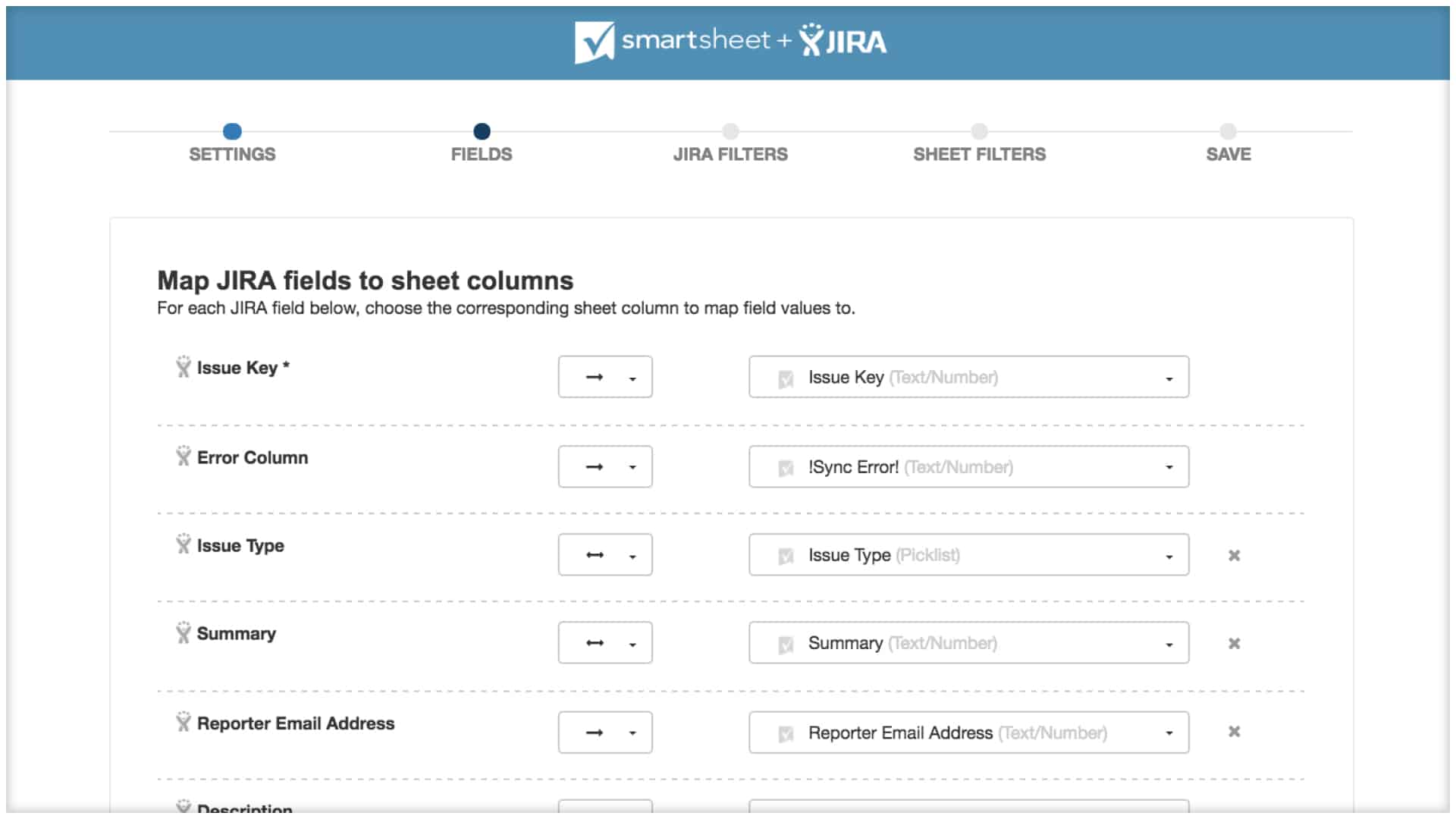 Smartsheet for Jira Integration - Smartsheet