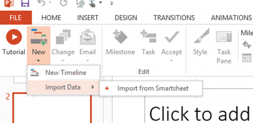 Office Timeline in Smartsheet 