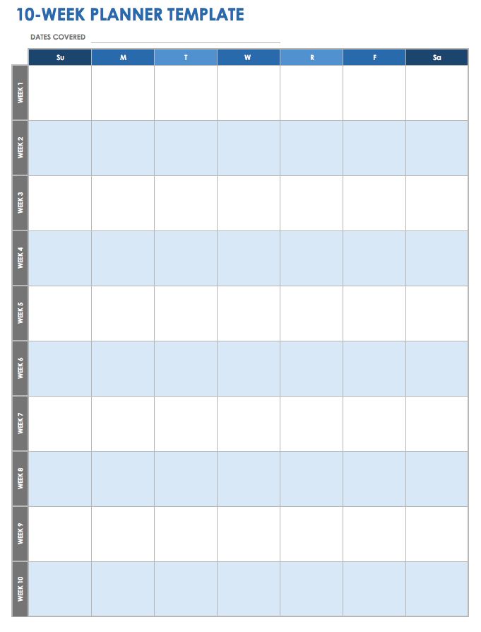28 free time management worksheets smartsheet activity planner template