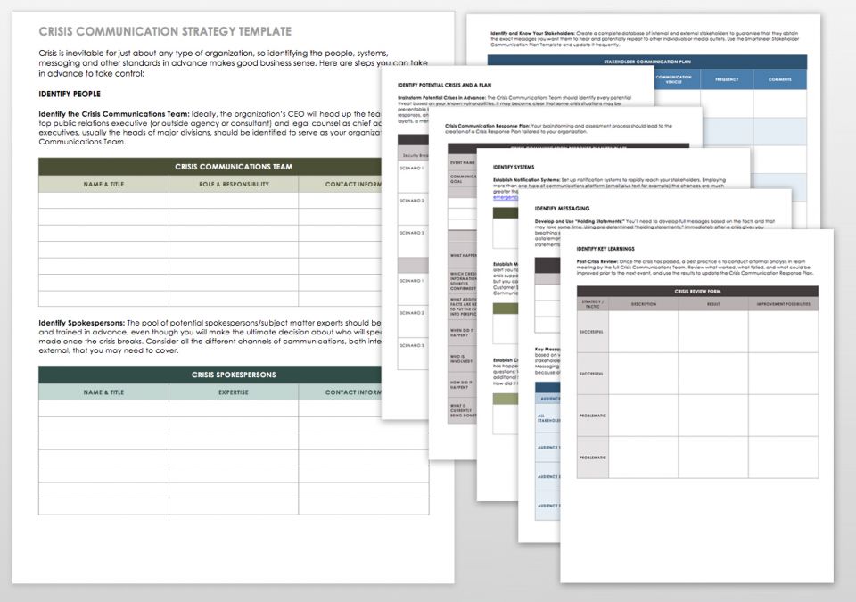 Free Munication Strategy Templates And Samples