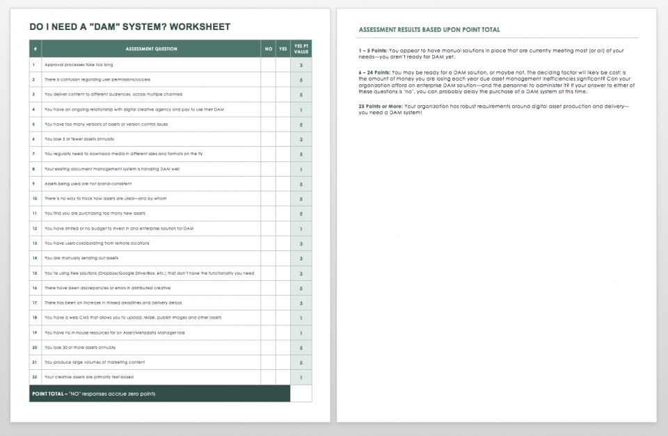 digital asset management essentials smartsheet asset management spreadsheet