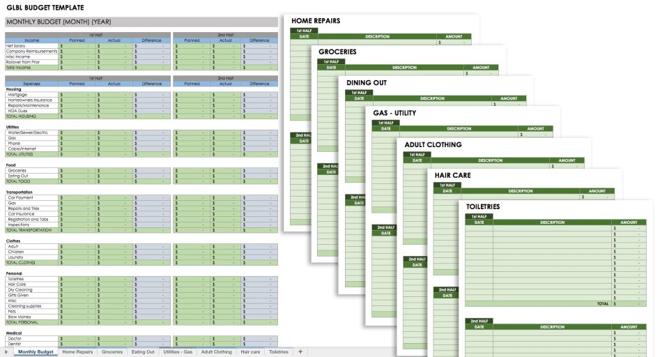 IC GLBL Budget Template