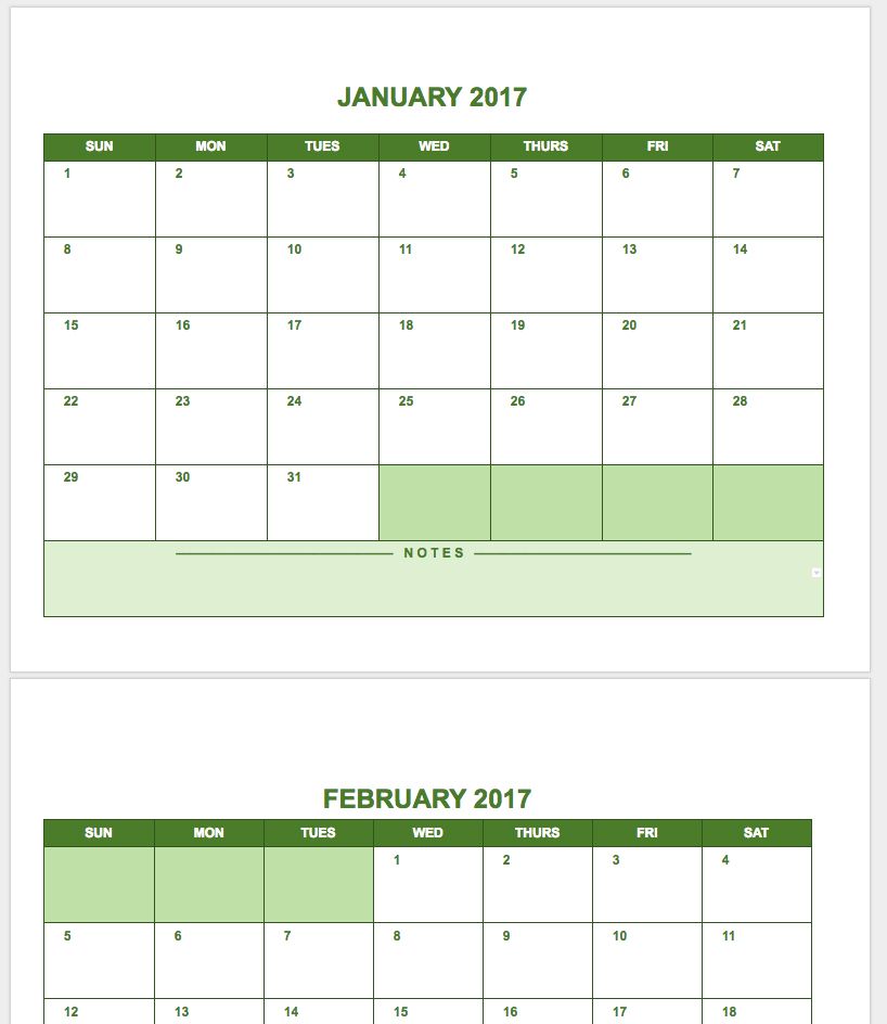 How To Make A Printable Calendar In Google Docs 