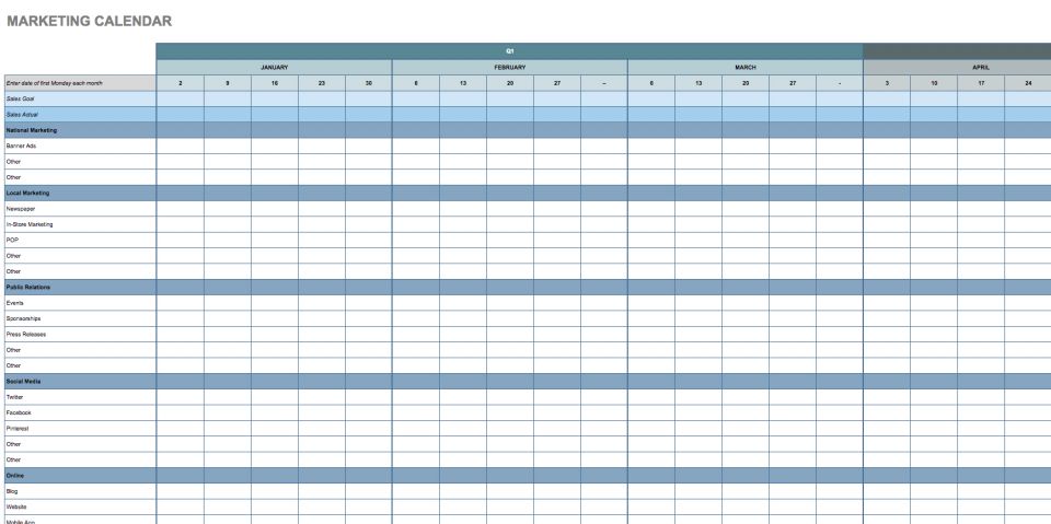 Free Google Calendar Templates Smartsheet Free Google Calendar Templates Smartsheet