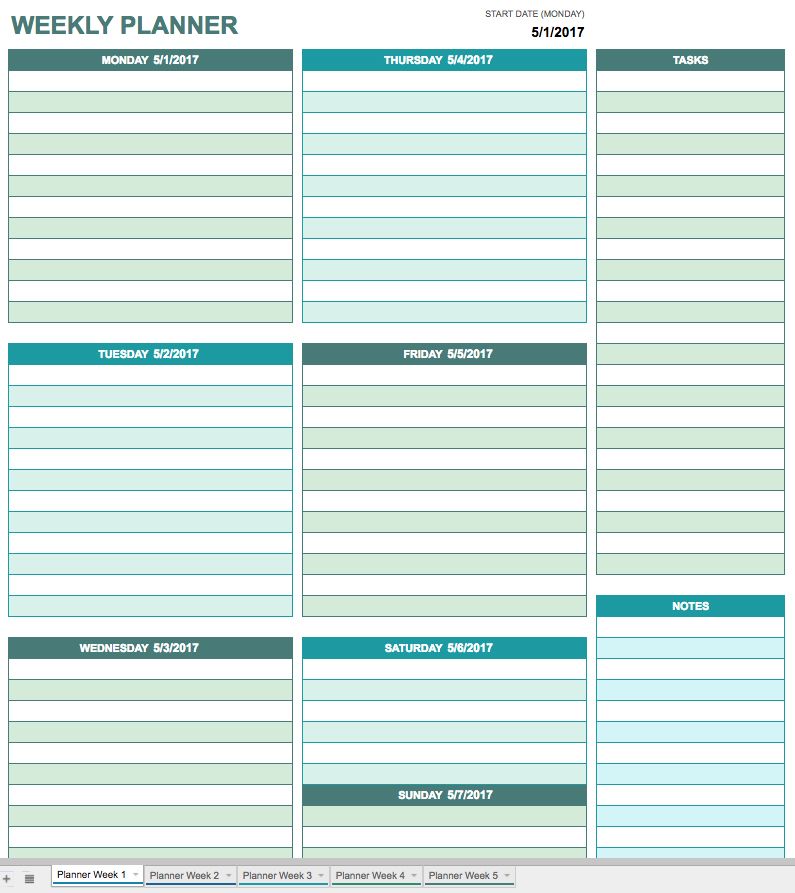 Free Google Calendar Templates Smartsheet