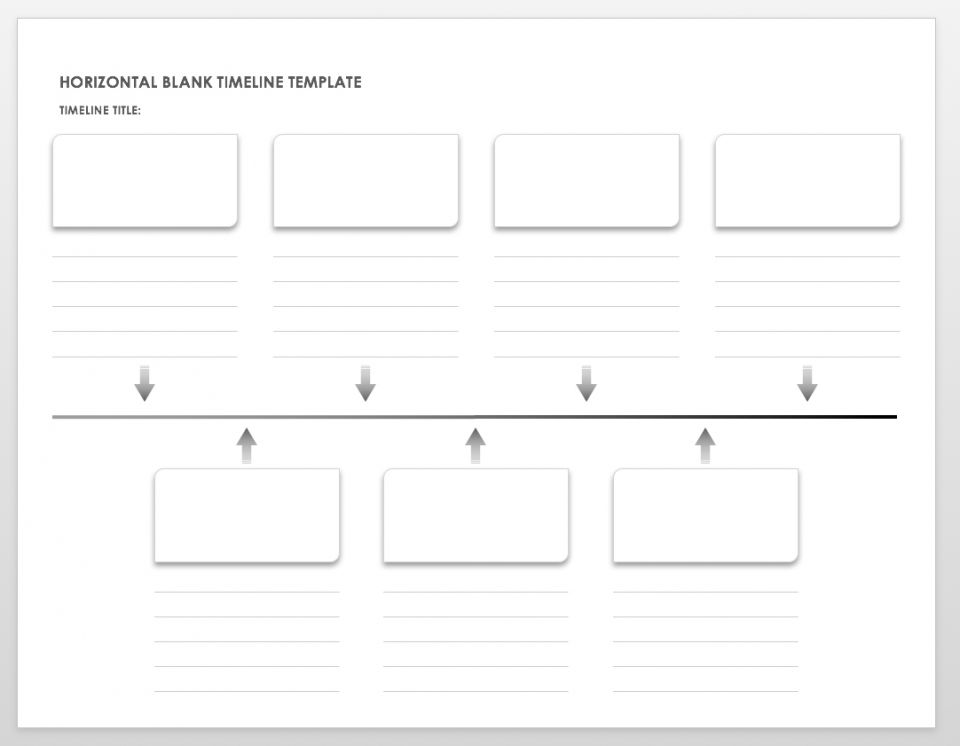 Free Blank Timeline Templates Smartsheet