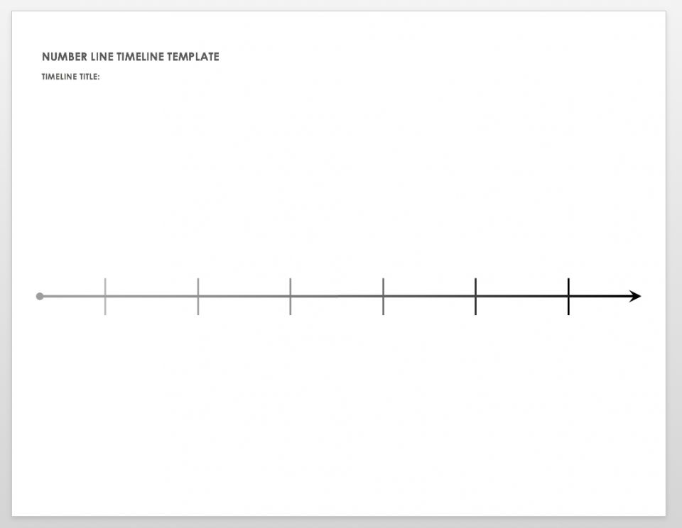 Free basic timeline template