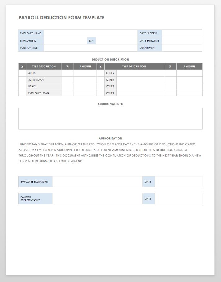 15 Free Payroll Templates Smartsheet