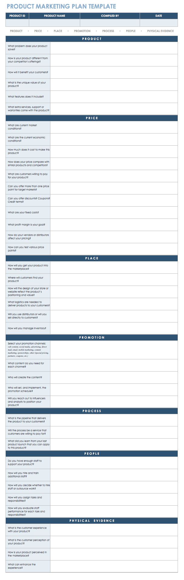 comprehensive guide to product marketing smartsheet