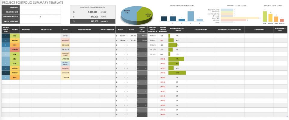 IC Project Portfolio Summary Template