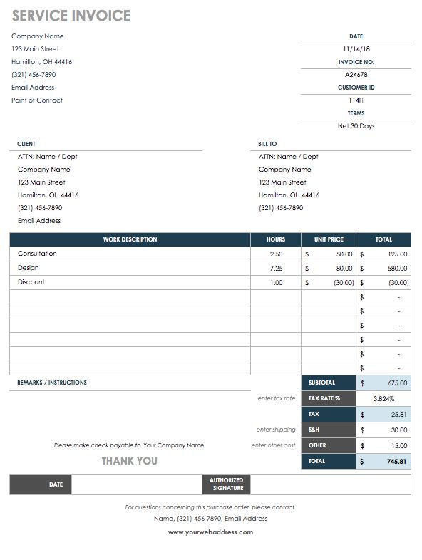 work order invoice template
 15 Free Work Order Templates | Smartsheet