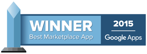Vencedor de Melhor Aplicativo do Google Apps Marketplace 2015